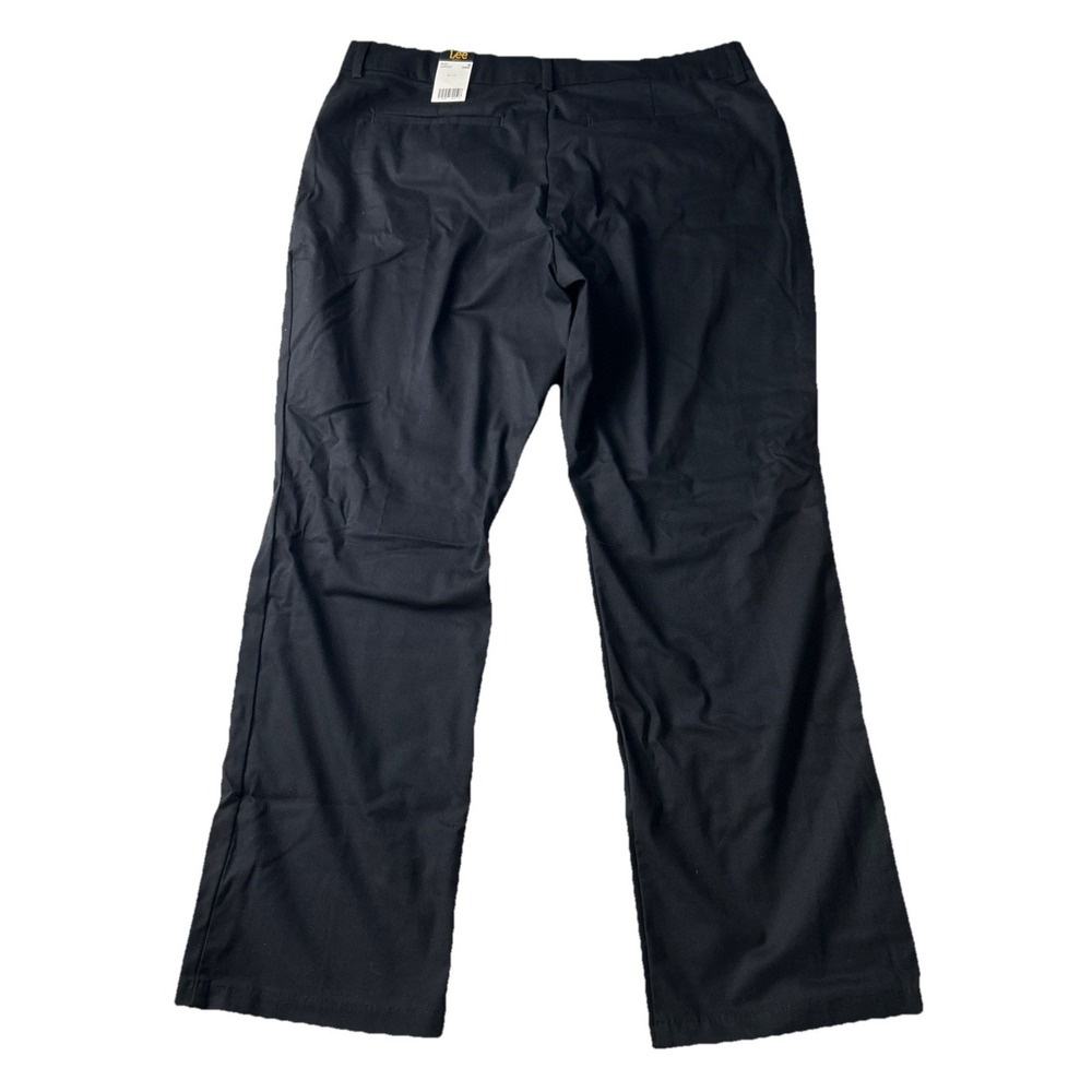 Lee Dress Pants 16 Short 34x29 Women's black Wrinkle Free